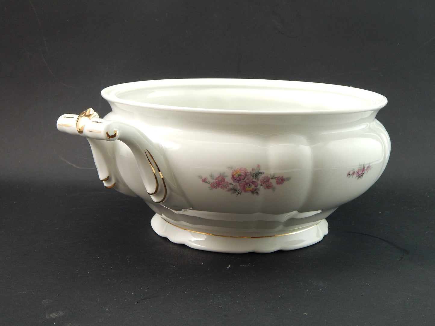 ANTICO 1935 CENTROTAVOLA FRUTTIERA PORCELLANA VERBANO LAVENO ANDLOVITZ