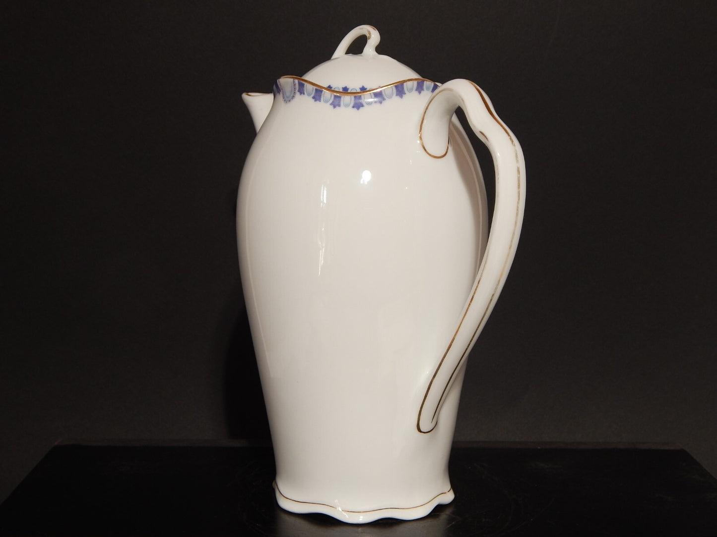 ANTICA LIBERTY DEL 1910 CAFFETTIERA PORCELLANA J.Z.& CO PRE-ROSENTHAL