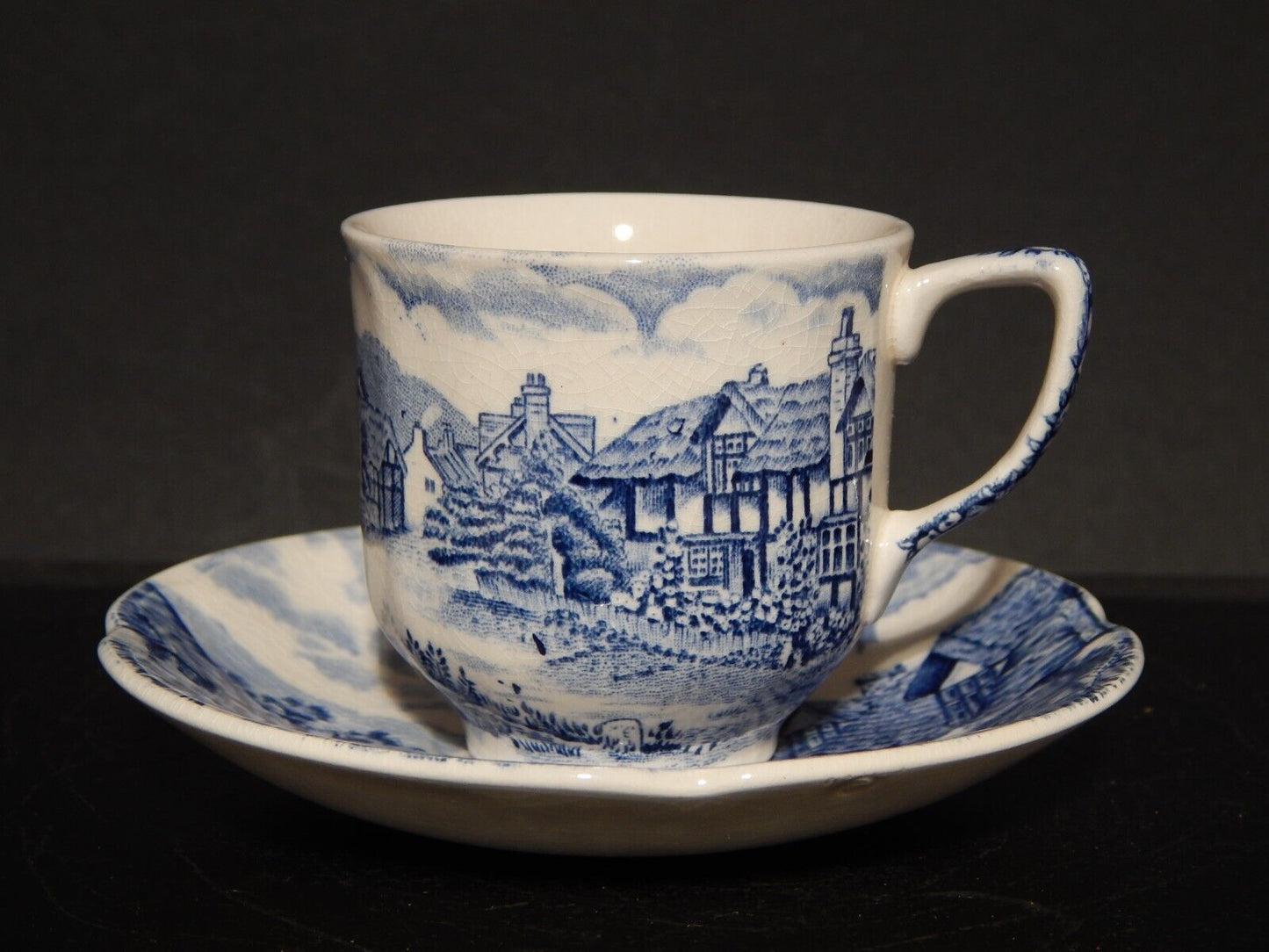 ANTICA TAZZINA CAFFE' SEMI PORCELLANA JOHNSON BROS OLDE ENGLISH COUNTRYSIDE 1357