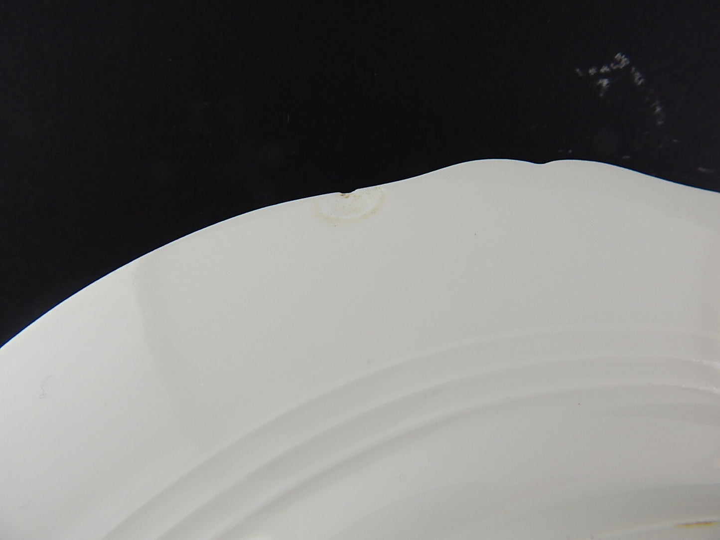 ANTICO PIATTO DIPINTO PORCELLANA LIMOGES THEODOR HAVILAND FINE 1800 DIFETTO 2099