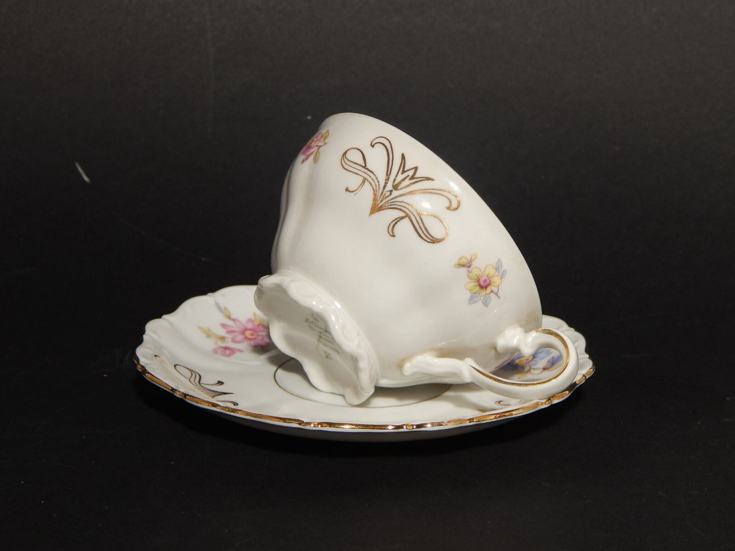 ANTICA TAZZA TE' PORCELLANA BIANCA BAVARIA SELTMANN WEIDEN THERESIA B1001