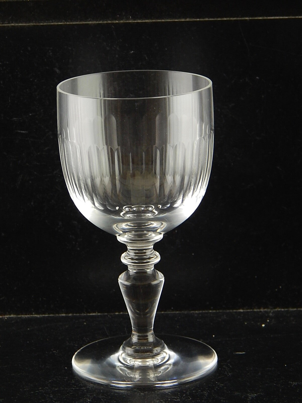 ANTICO CRISTALLERIA MARCHIO BACCARAT CALICE VINO CRISTALLO RINASCIMENTO