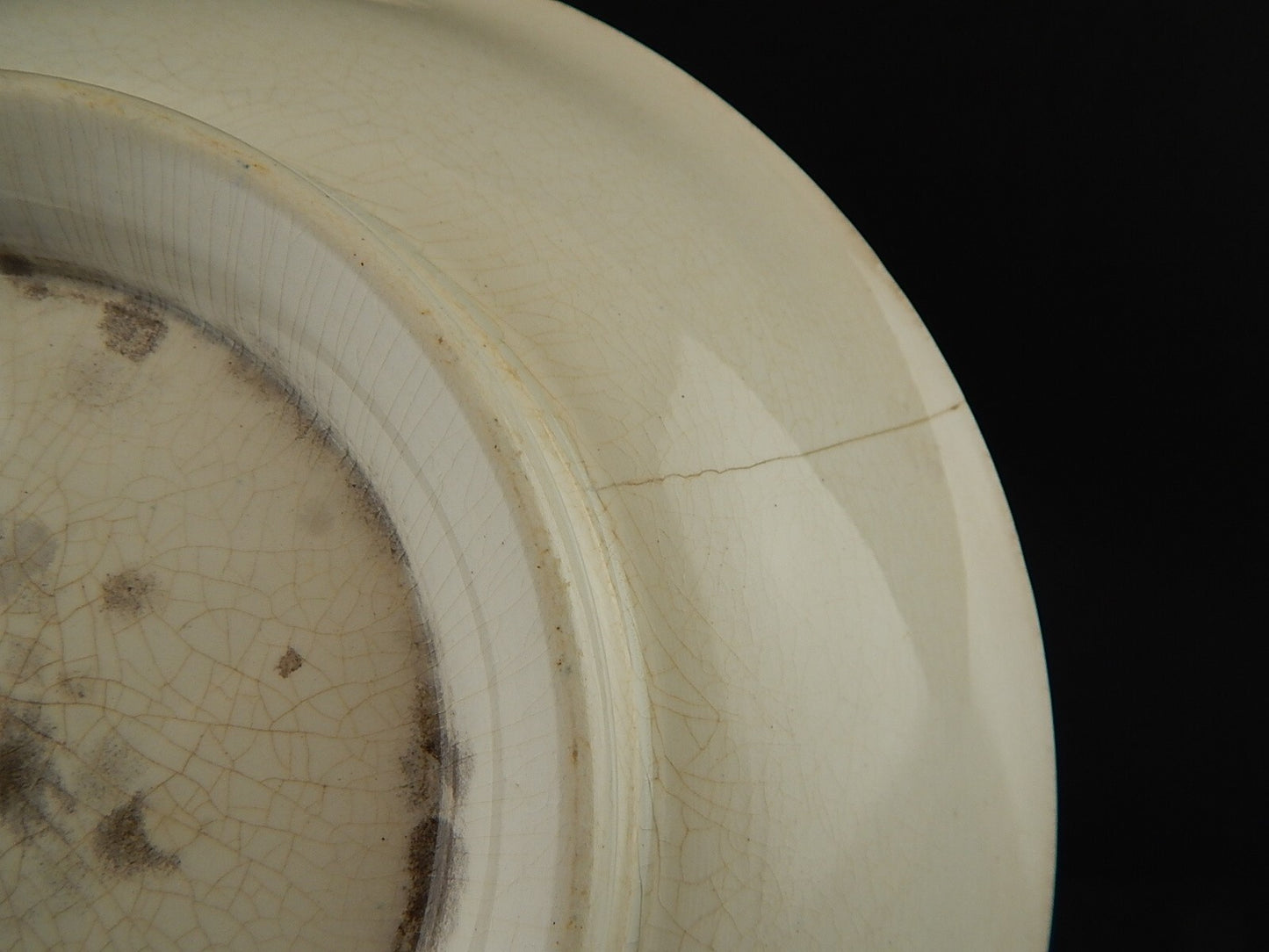 ANTICA FRUTTIERA ALZATA UMORISTICA CERAMICA FRANCESE SECONDA META' 800