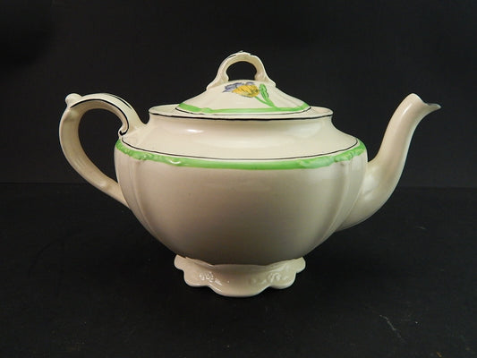 ANTICA TEIERA POTTERY INGLESE SEMI PORCELLANA J. & G. MEAKIN PRIMI DECENNI 900