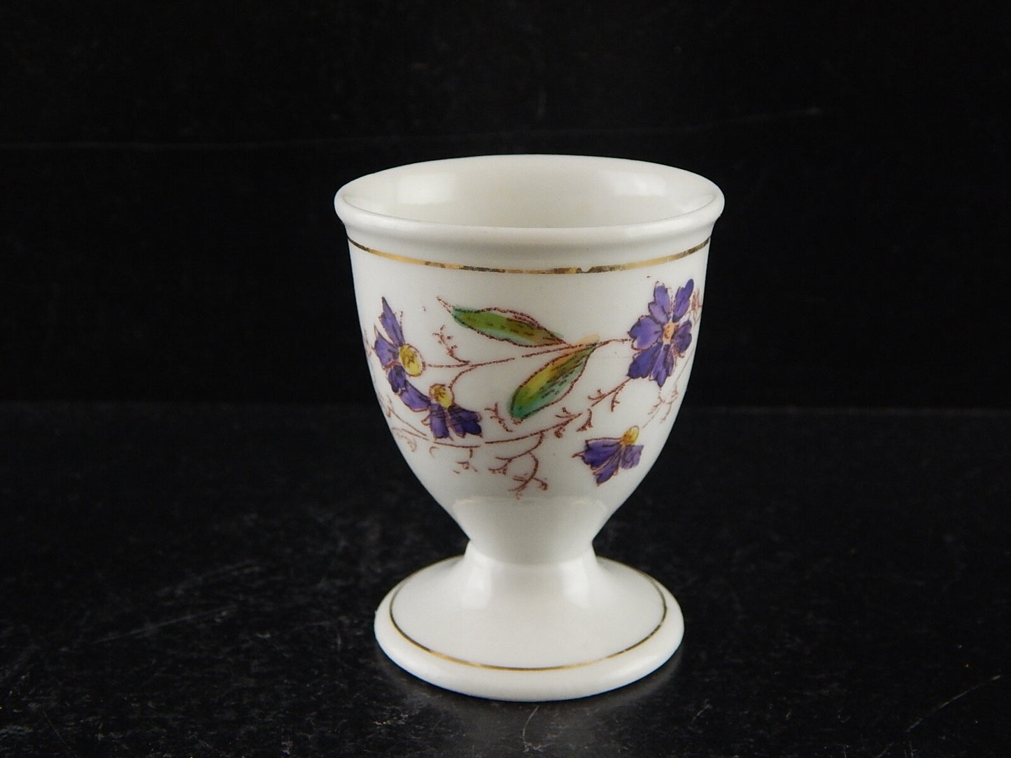 ANTICO HAVILAND LIMOGES PORTA UOVO PORCELLANA FINE 800 ART NOUVEAU FLOREALE 9218