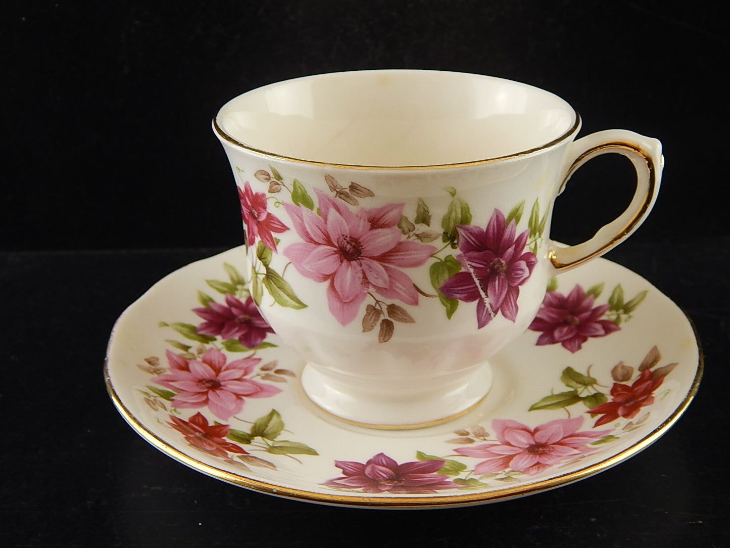 PREZIOSA PORCELLANA INGLESE RIDGWAY QUEEN ANNE TAZZA VINTAGE BONE CHINA