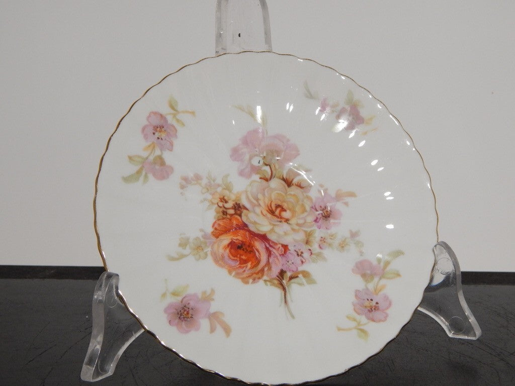 ANTICA TAZZINA CAFFÈ PORCELLANA BIANCA DECORO FLOREALE BAVARIA SELTMANN WEIDEN