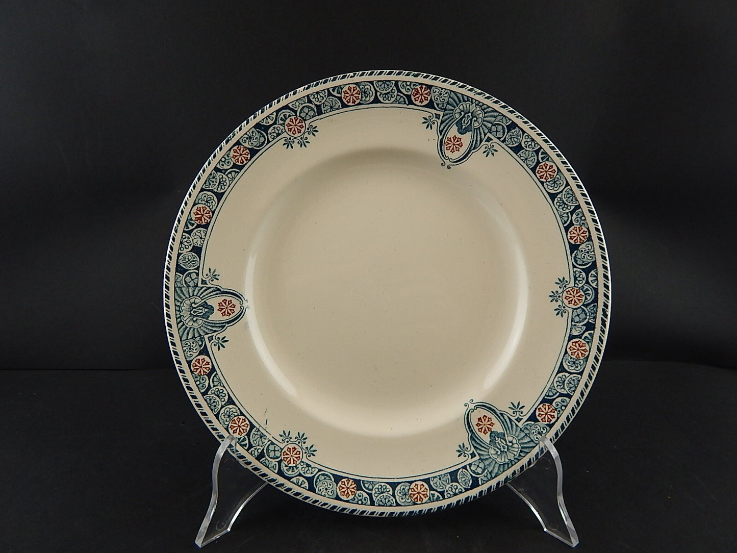 ANTICO RARO SERVIZIO PIATTI TAVOLA LIBERTY CERAMICA LONGWY MODELLO LONDRES