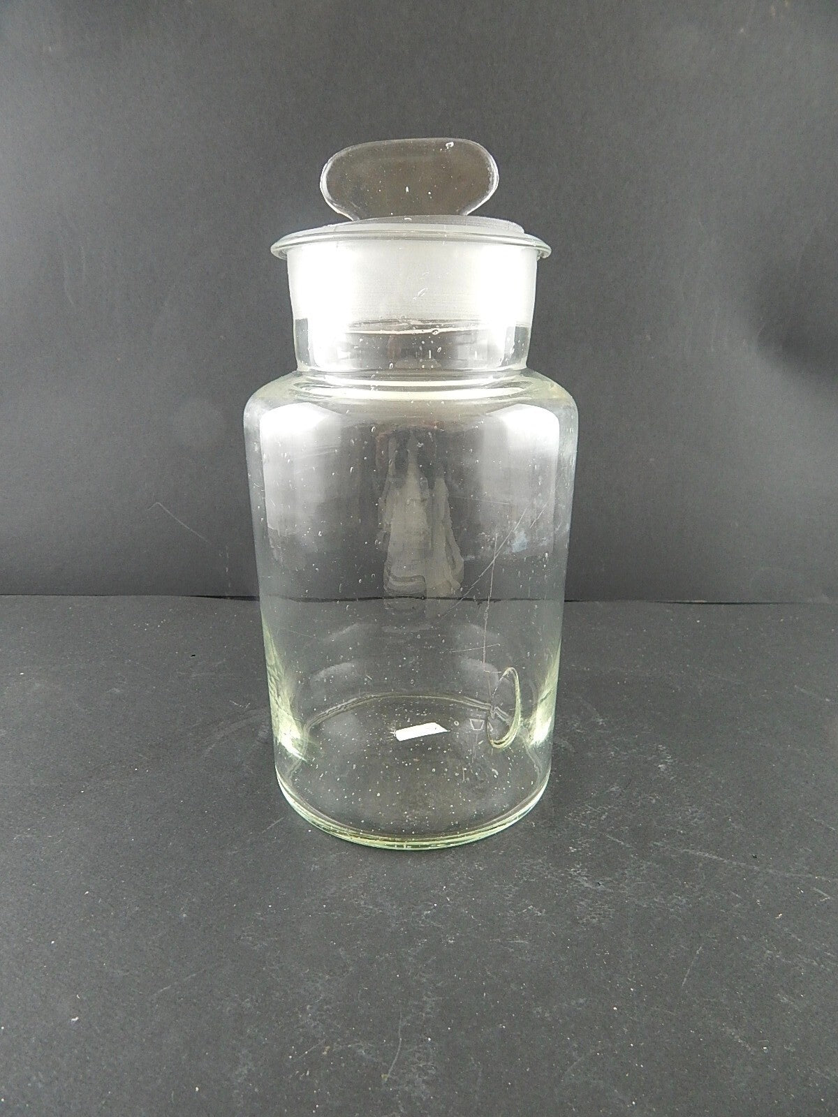 ANTICO VASO ALBARELLO VETRO SOFFIATO ALTARE FARMACIA DROGHERIA A128