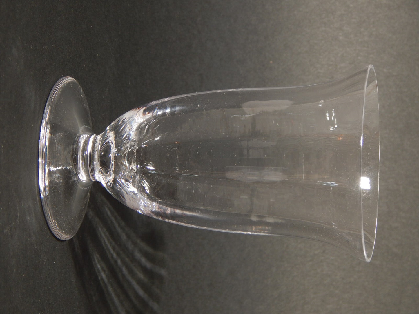 VINTAGE ELEGANTE SET 2 BICCHIERI CALICI CRISTALLO MADE IN ITALY ANNI '60