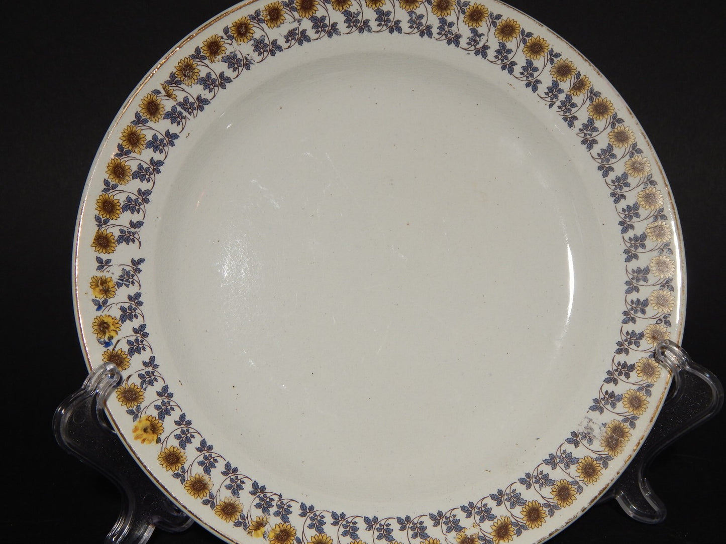ANTICO RARO SERVIZIO TAVOLA 18 PIATTI S.C.I. CERAMICA ITALIANA LAVENO GIRASOLI