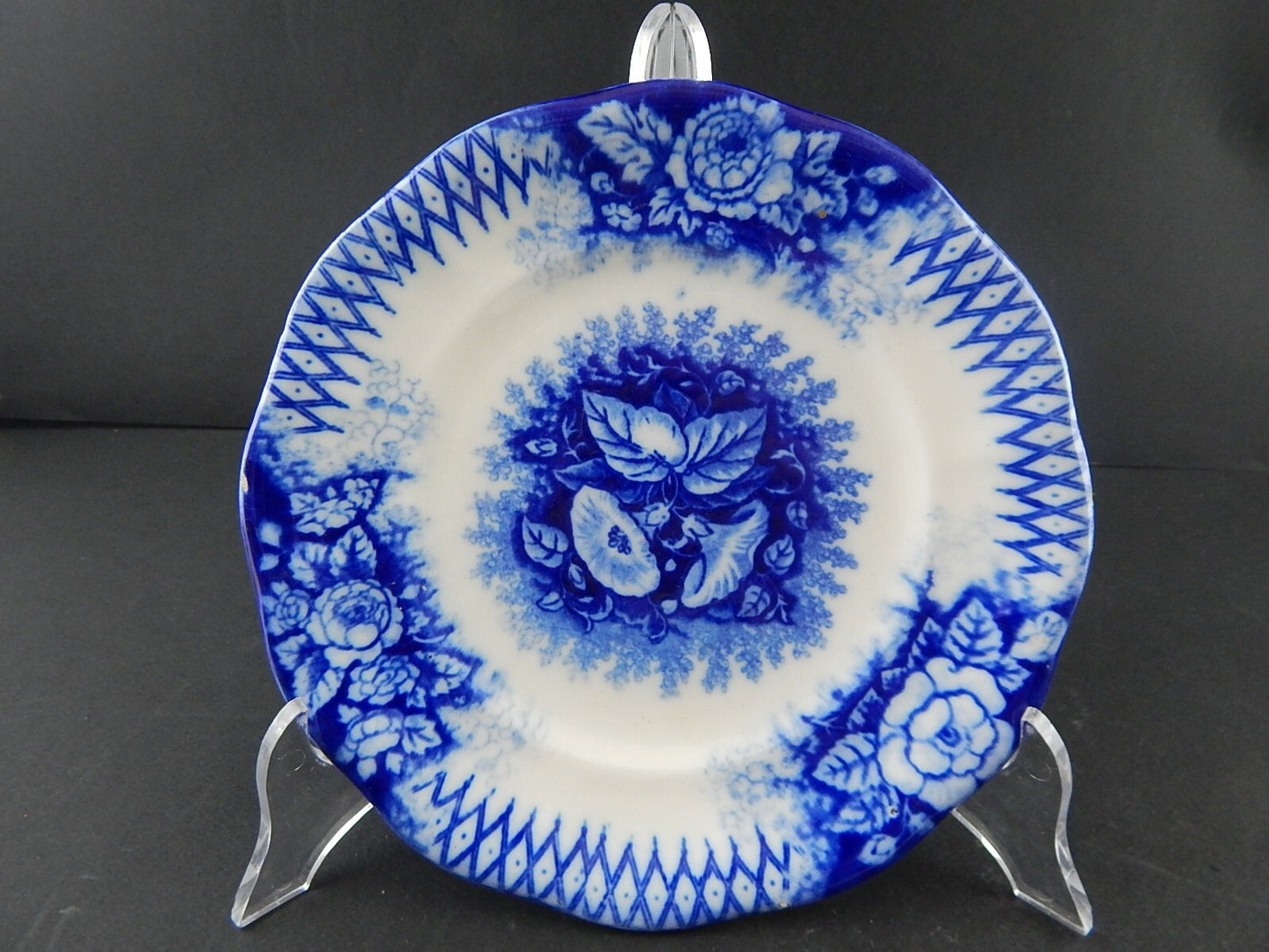 ANTICO PIATTO CERAMICA GIUSEPPE BESIO MONDOVI' SECONDA META' 800 JARDINIERE A123