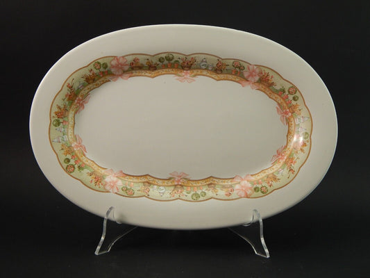 VINTAGE VASSOIO CERAMICA SIC MADE IN ITALY DECORO SWEET HOME