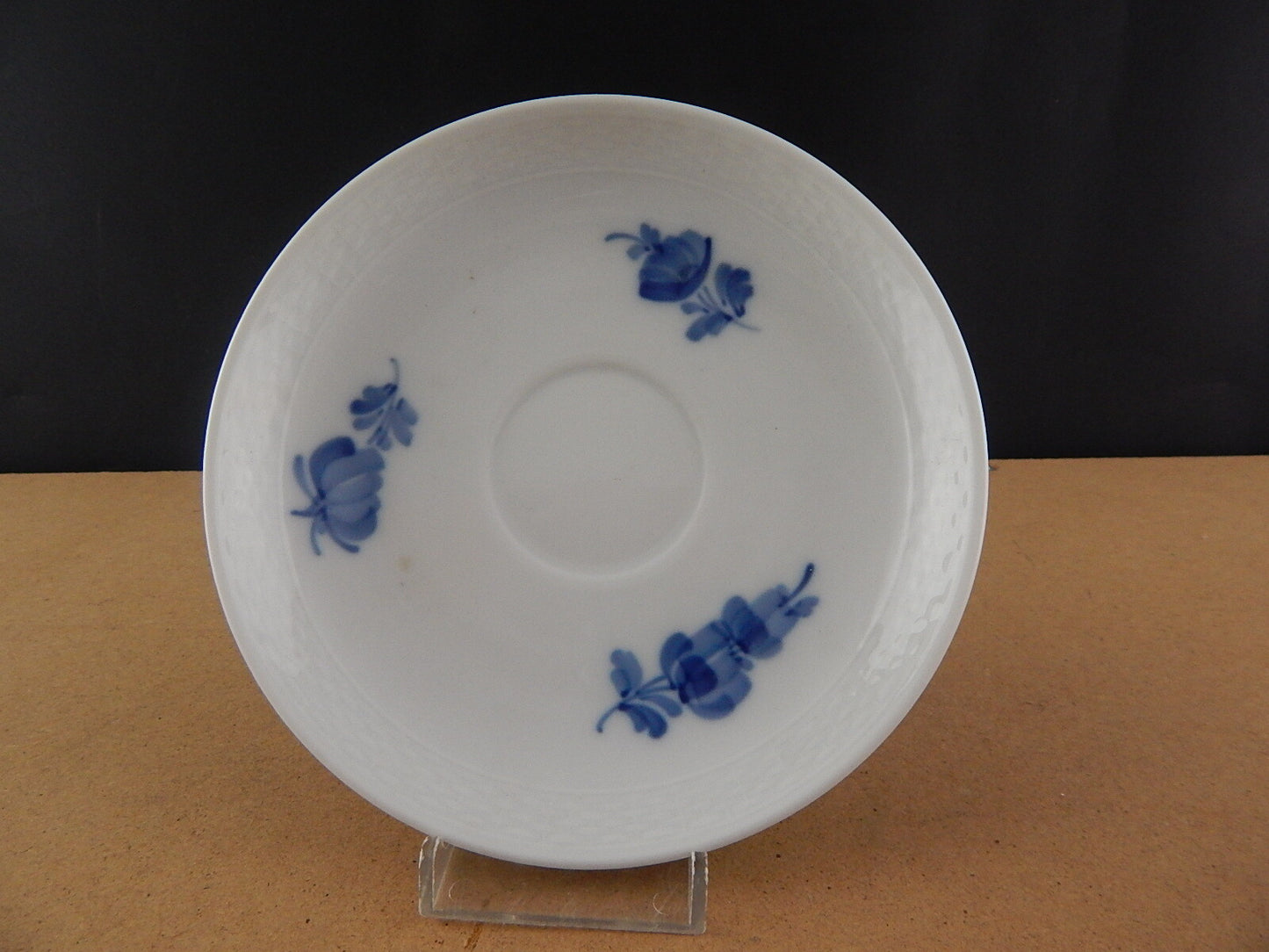 ROYAL COPENHAGEN PORCELLANA BLUE FLOWER TEA CUP SAUCER TAZZA TÈ DIPINTA MANO #1