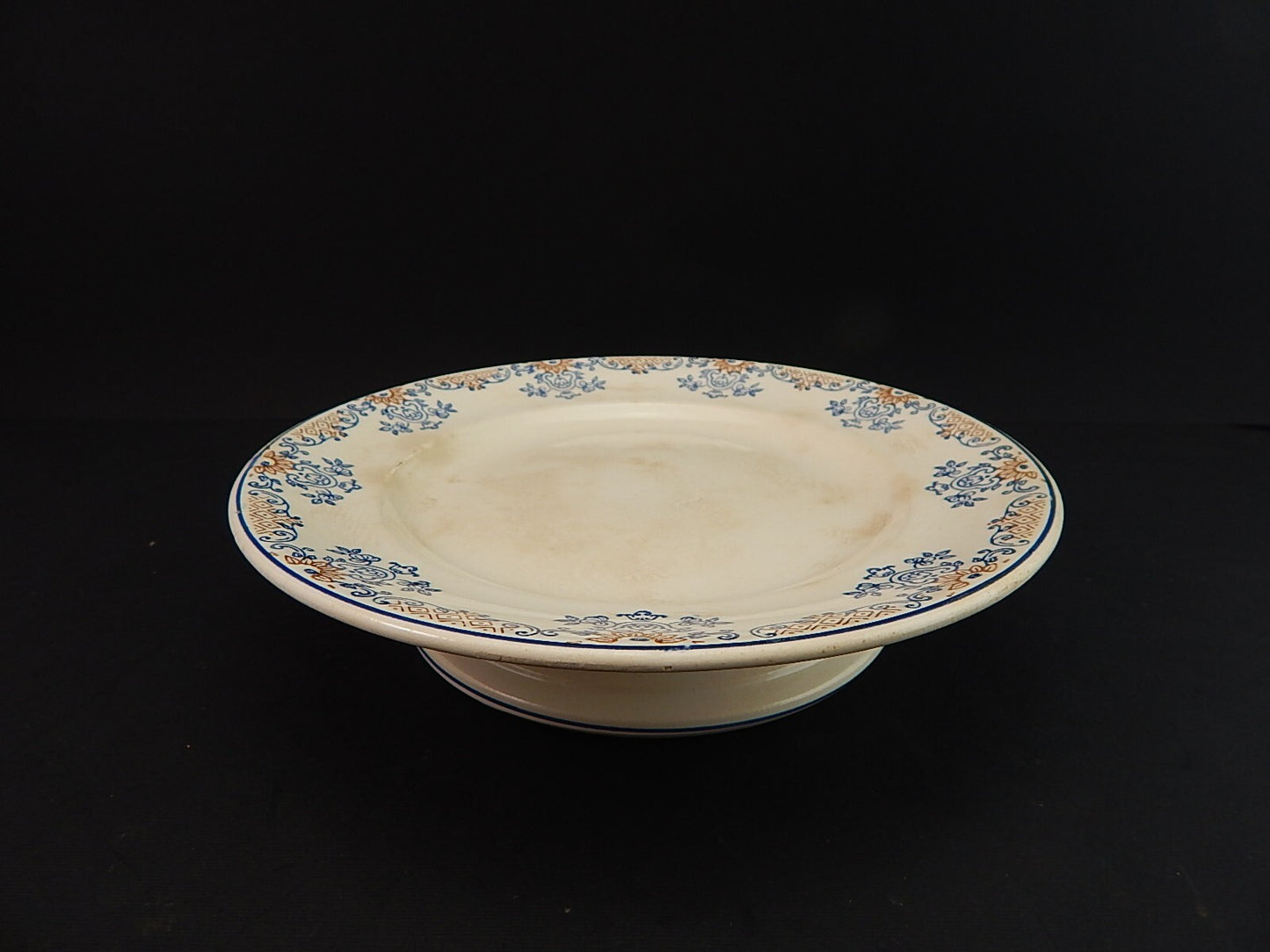 ANTICA ART DECO ALZATA CENTROTAVOLA LIBERTY CERAMICA LONGWY DEL 1934