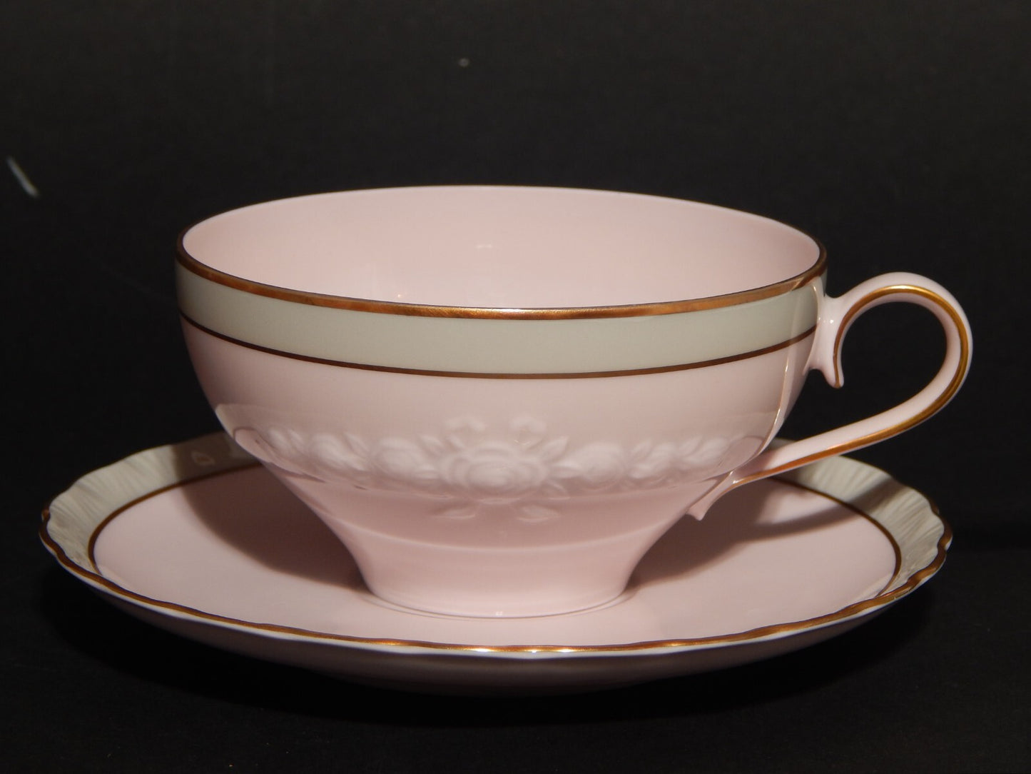 PREZIOSO SERVIZIO DA TÈ PORCELLANA HUTSCHENREUTHER PORCELAINE ROSE ROSA ANTICO