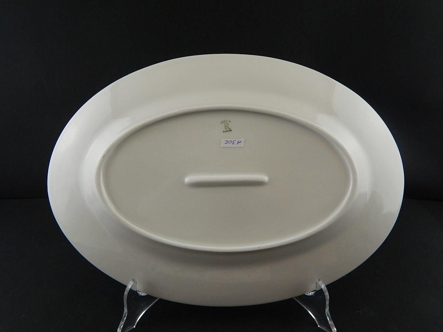 VASSOIO PIATTO OVALE LIMOGES RAYNAUD PORCELLANA BIANCA MODELLO WASHINGTON