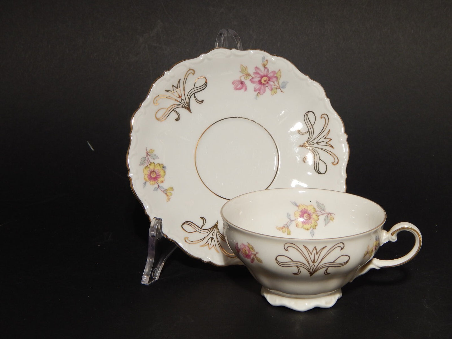 ANTICA TAZZA TE' PORCELLANA BIANCA BAVARIA SELTMANN WEIDEN THERESIA B1102