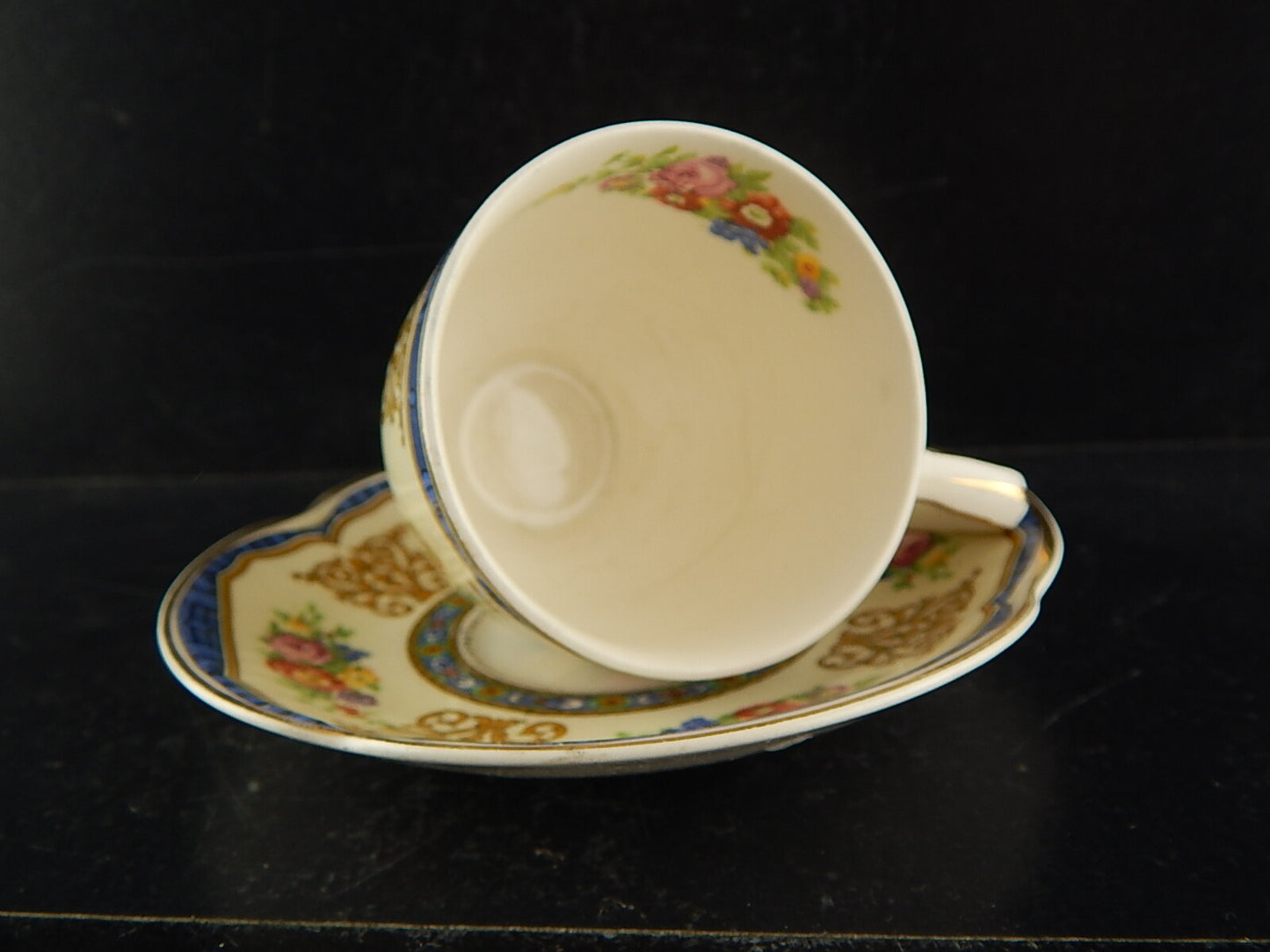 ANTICA 1913 TAZZA PIATTINO SEMI PORCELLANA JOHNSONS BROS COLLEZIONE PAREEK #7688