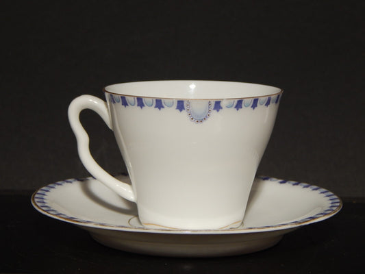 ANTICA LIBERTY DEL 1910 TAZZA PORCELLANA J.Z.& CO PRE-ROSENTHAL DIFETTO