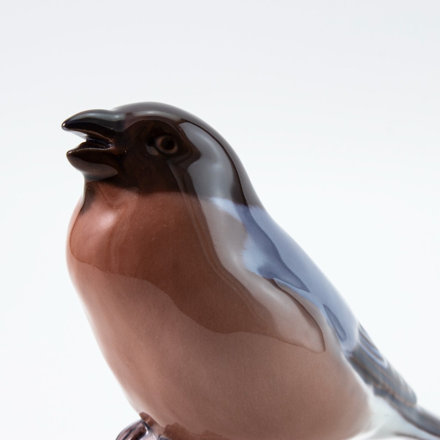 STATUINA PORCELLANA ROYAL COPENHAGEN BING&GRONDAHL "Ciuffolotto" CM 12x22x7