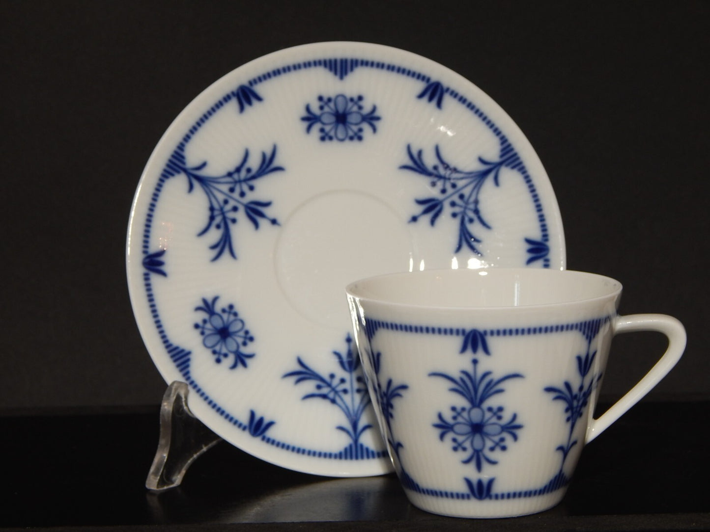 VINTAGE SERVIZIO TÈ CAFFE' PORCELLANA SELTMANN WEIDEN MONIKA BLAU FEUER