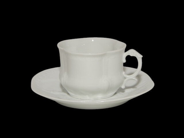 ANTICA PRIMA META' 900 TAZZA DA TE' PORCELLANA BIANCA LIMOGES GIRAUD