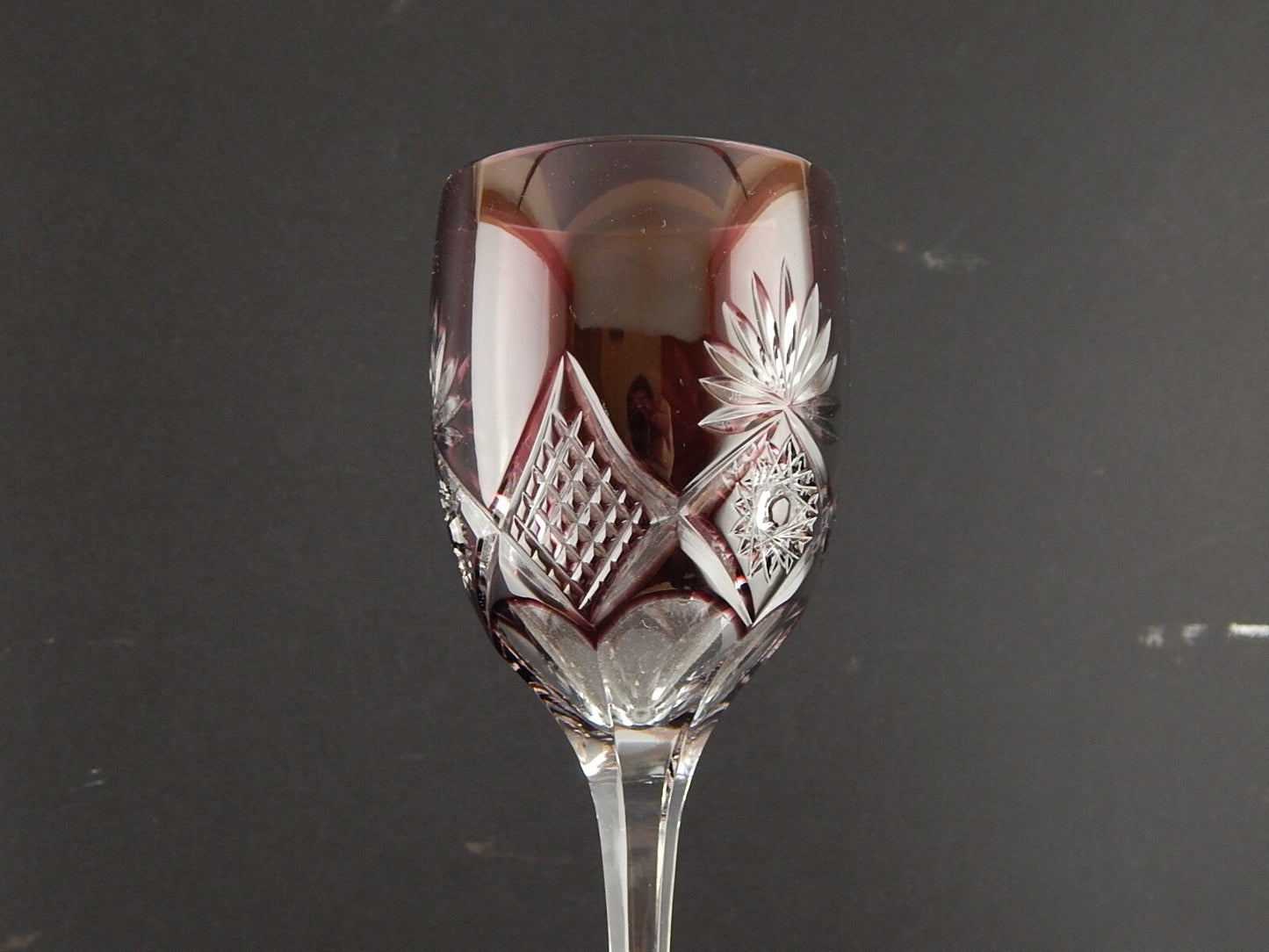 PREZIOSO VINTAGE BICCHIERE CALICE CRISTALLO GERMANIA MOLATO NACHTMANN