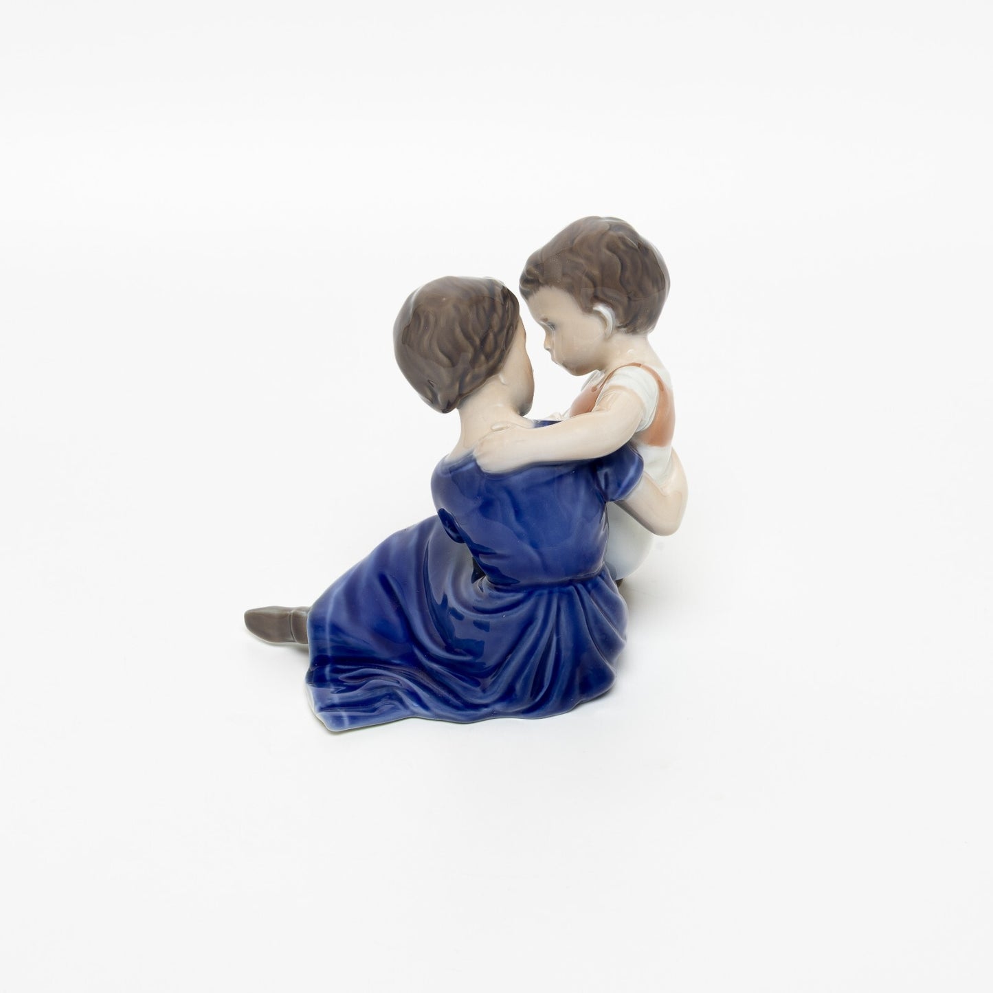STATUINA PORCELLANA ROYAL COPENHAGEN "Fratello e Sorella" COD 403 CM 12x12x9
