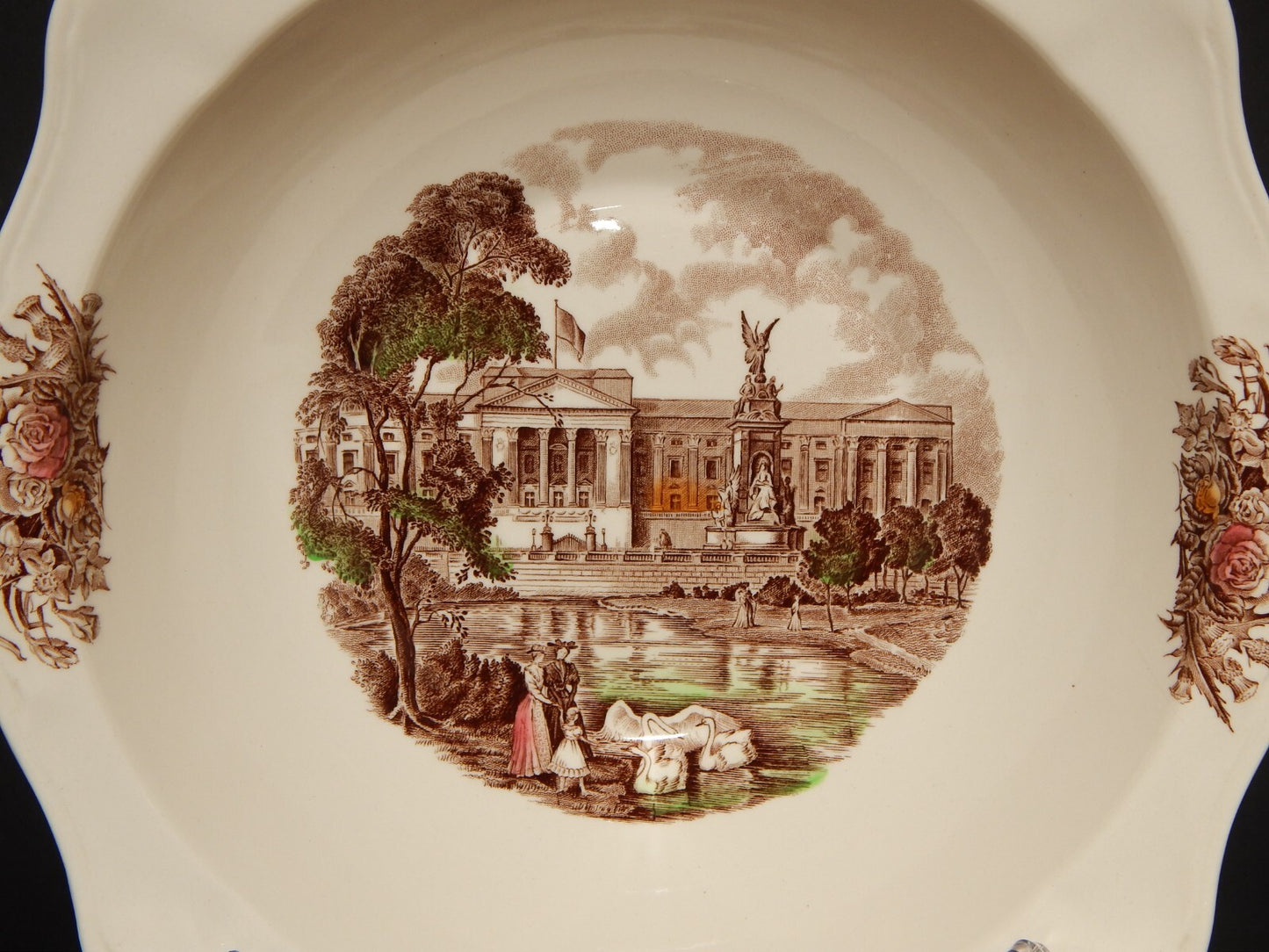 ANTICA INSALATIERA CIOTOLA PORCELLANA JOHNSON BROS ROYAL HOMES OF BRITAIN