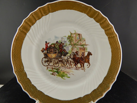 RICHARD GINORI PORCELLANA PIATTO VECCHIO GINORI COLLEZIONE CARROZZA CAVALLI ##