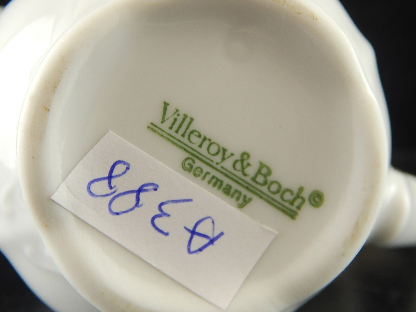 VINTAGE VILLEROY&BOCH LATTIERA PICCOLO BRICCO PORCELLANA BIANCA