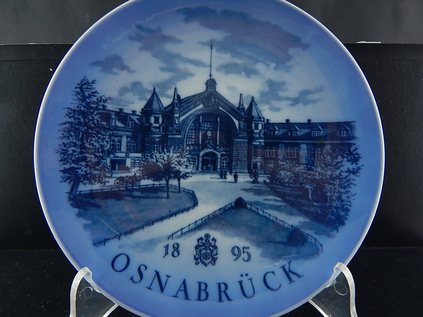 ROYAL COPENHAGEN PIATTO PORCELLANA LIMITED EDITION OSNABRUCK 1895 COLLEZIONE