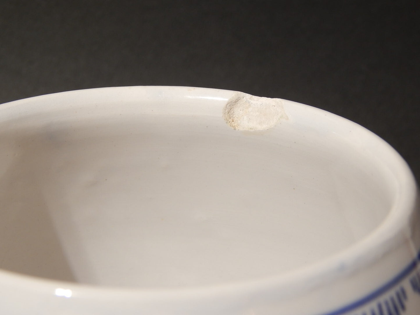 ANTICO RARO BARATTOLO MEEL FARINA PORCELLANA THEODOR PAETSCH FRANCOFORTE