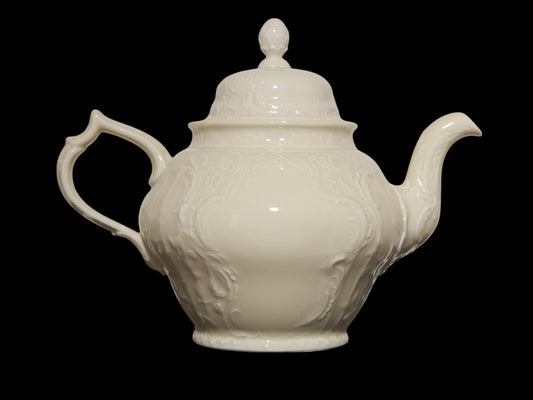 VINTAGE STILE ROCAILLE ELEGANTE GRANDE TEIERA SANS SOUCI PORCELLANA ROSENTHAL