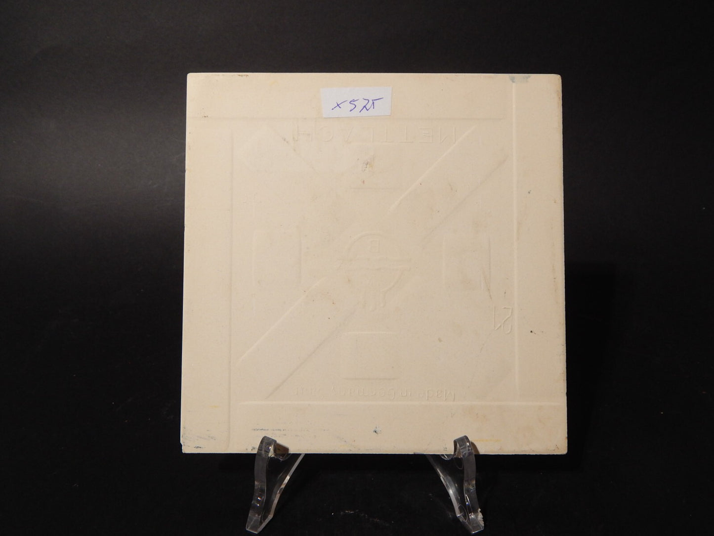 VINTAGE AUTENTICA PIASTRELLA MATTONELLA PORCELLANA DELFTS BLAUW BIANCO BLU #