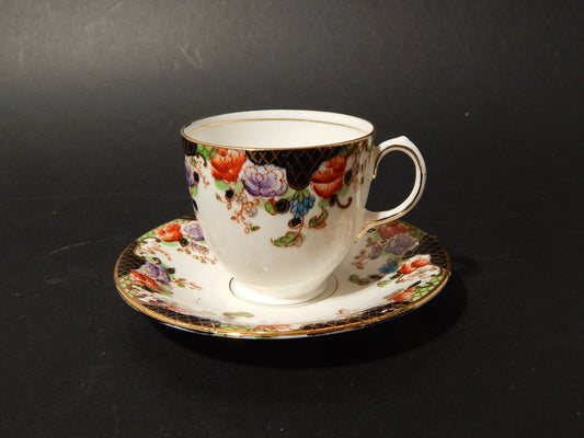 ANTICA TAZZA TE' PORCELLANA INGLESE DELPHINE CROWN CHINA JH MIDDLETON FINE 800