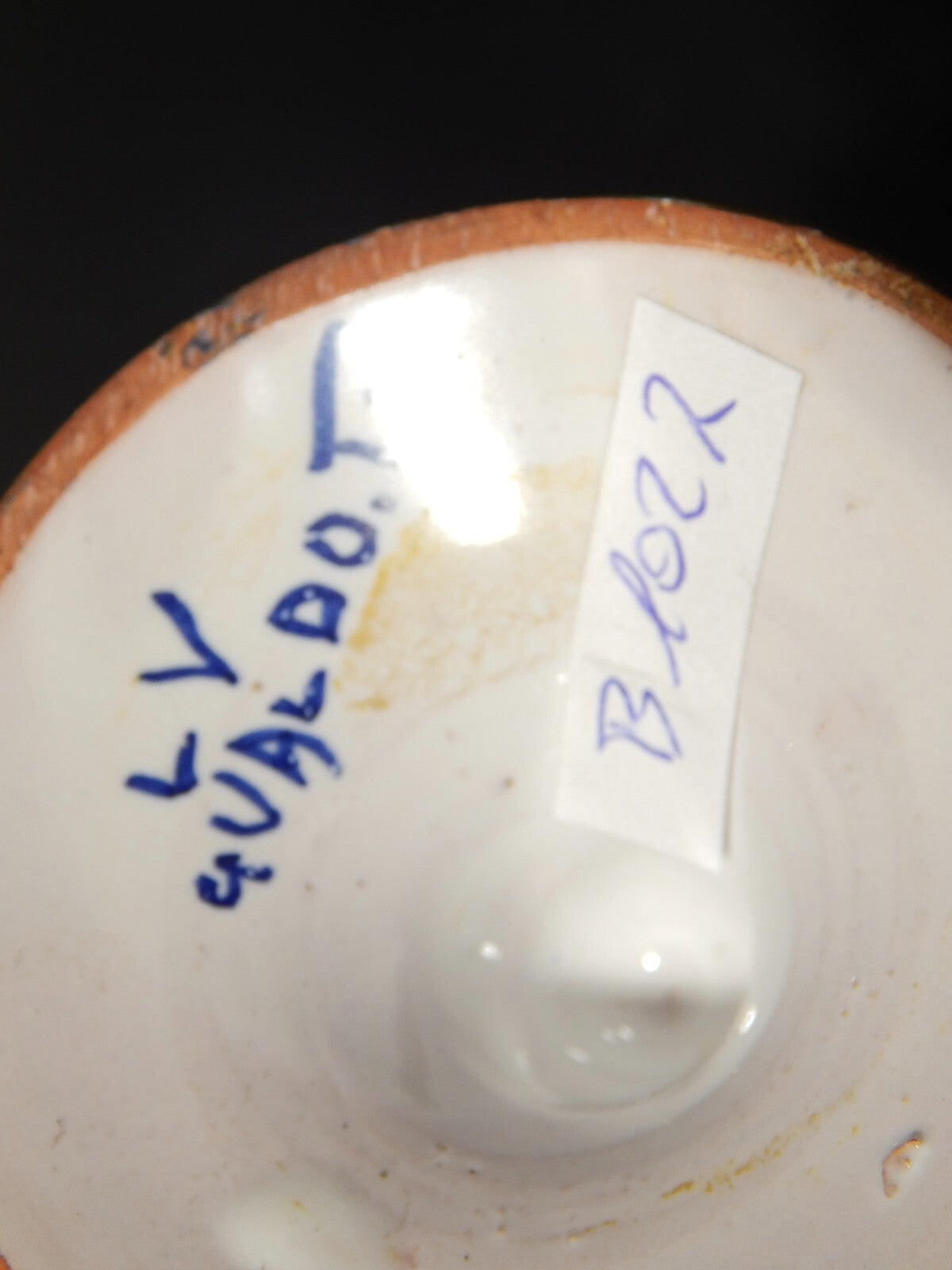 VINTAGE VASO MAIOLICA LA VINCENZINA CERAMICA A LUSTRO FATTO A MANO GUALDO TADINO