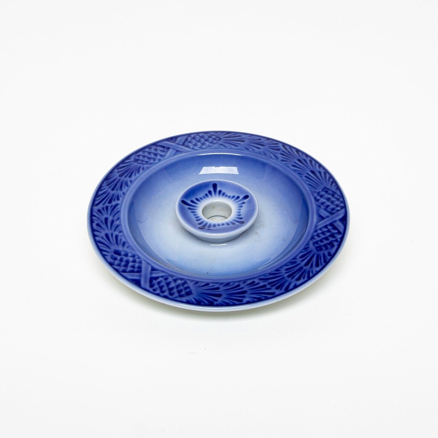 ROYAL COPENHAGEN PORCELLANA PORTA CANDELA PICCOLA DI NATALE ORIGINALE CM 11