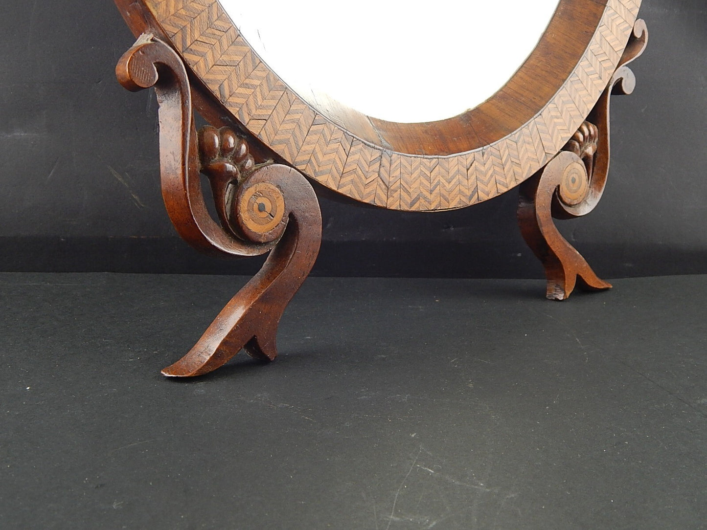 ANTICA AUTENTICA RARA SPECCHIERA FRANCESE EPOCA PRIMA META' 800 STILE CARLO X