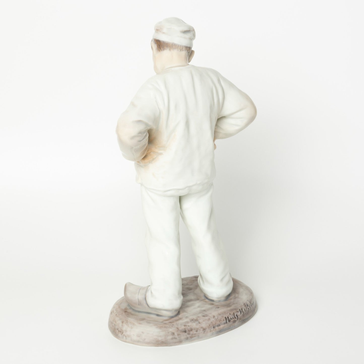 STATUINA PORCELLANA ROYAL COPENHAGEN BING&GRONDAHL "Il Muratore" COD 1786 CM 29