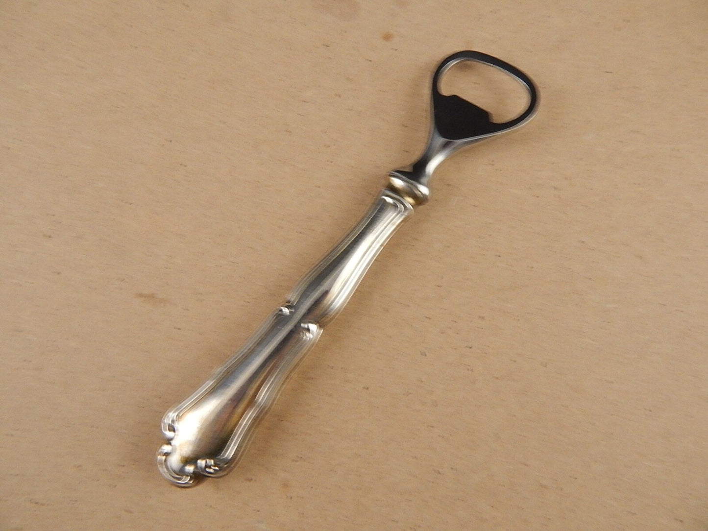 VINTAGE APRI BOTTIGLIE ARGENTO 800 ARGENTIERE ITALIANO