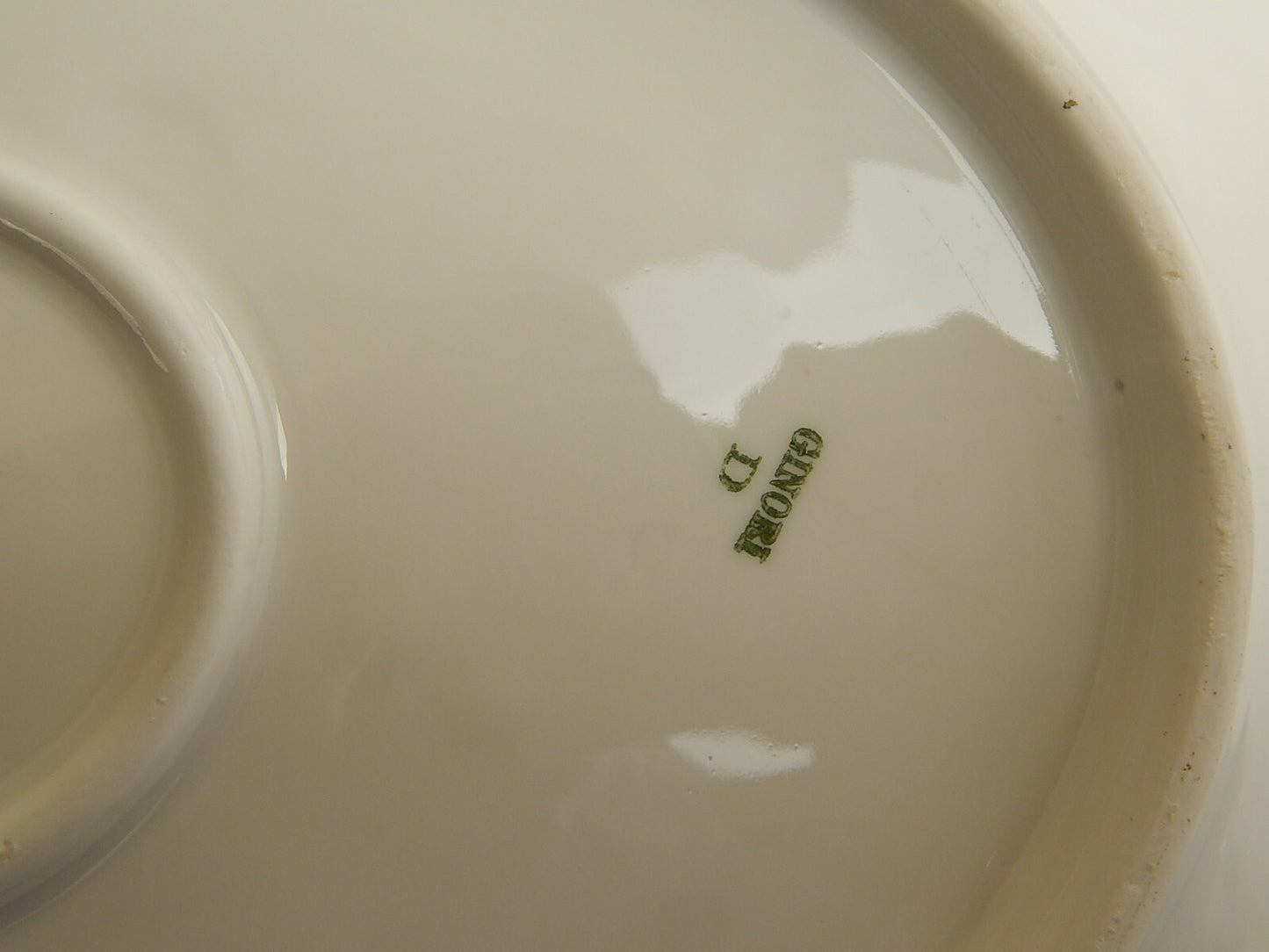 ANTICA RARO VASSOIO PORCELLANA GINORI LIBERTY GHIRLANDE DI ROSE ORO ZECCHINO