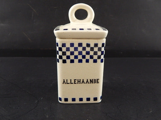 ANTICO BARATTOLO ART DECO CERAMICA CUCINA NORD EUROPA ALLEHAANDE SPEZIE MISTE