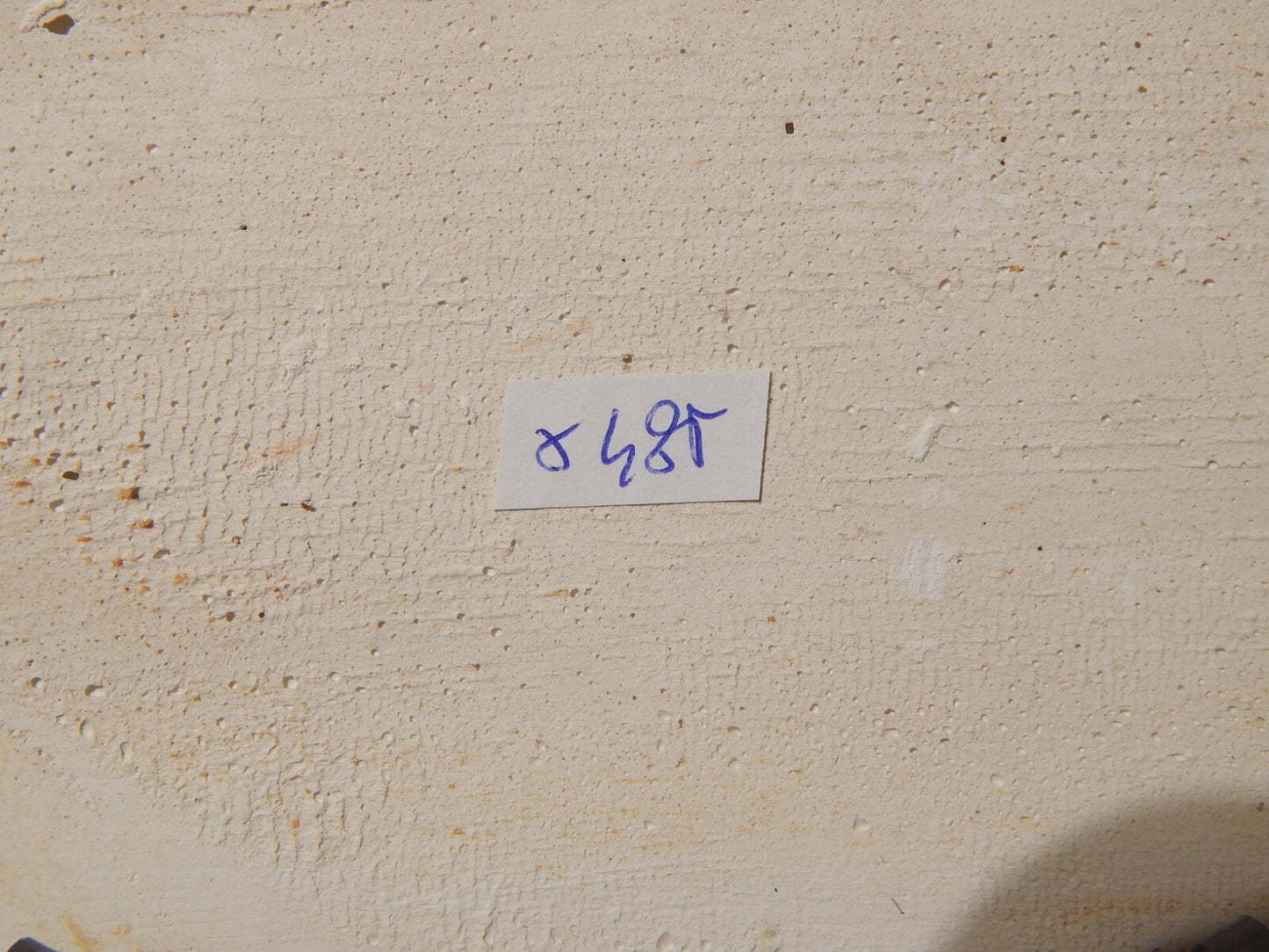 ANTICA PIASTRELLA MATTONELLA CERAMICA DELFT DEL 1700 DECORO AL MANGANESE (485)