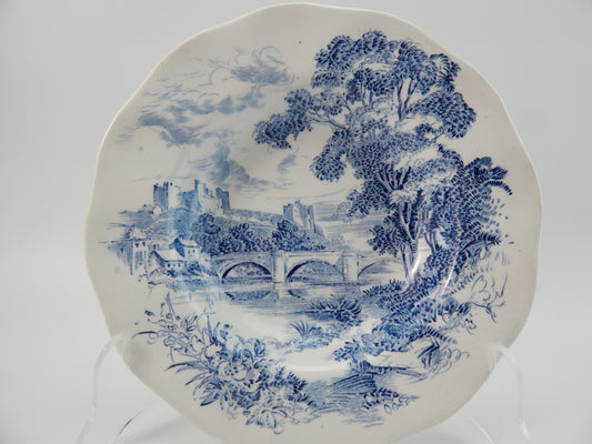 WEDGWOOD&CO VINTAGE PIATTO FONDO SEMI-PORCELLANA META' 900 COUNTRYSIDE