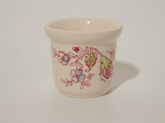 VINTAGE VASO PORTA UOVO SEMI PORCELLANA JOHNSON BROS COLLEZIONE CHINTZ ROSE
