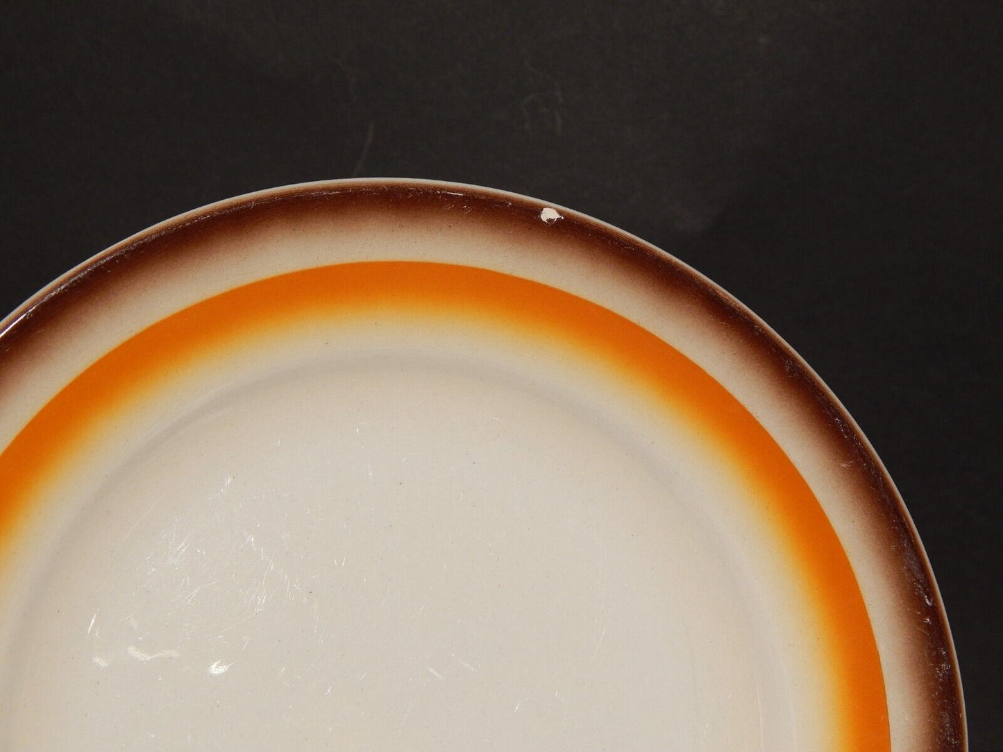 ART DECO FUTURISTA SET 4 PIATTI DESSERT CERAMICA GALVANI PORDENONE SIMONETTO