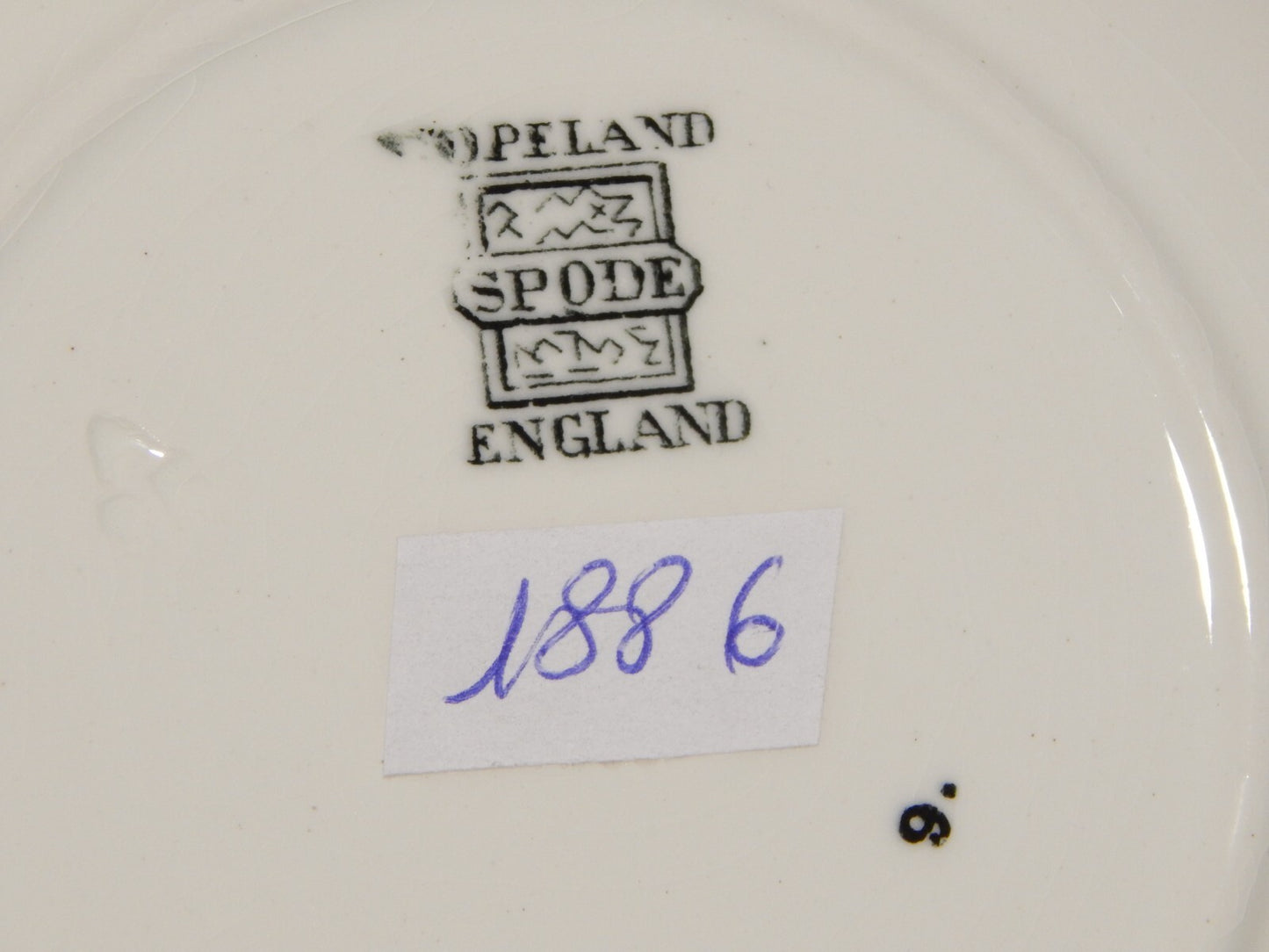 ANTICO RARO SERVIZIO TE' INGLESE SEMI PORCELLANA COPELAND SPODE PAESAGGIO MARINO