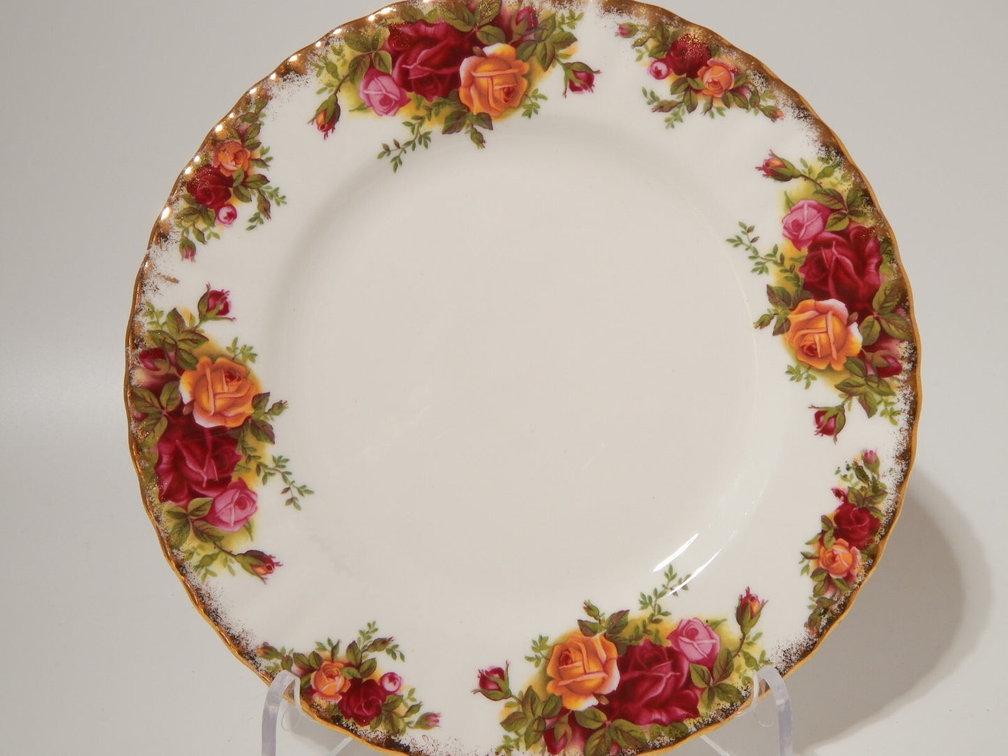 PORCELLANA ROYAL ALBERT OLD COUNTRY ROSES PIATTO ANTIPASTO O INSALATA CM 21